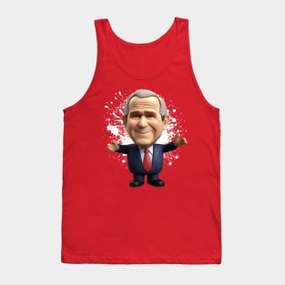 George Bush plastic figure Tank Top